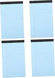 SECFOU 4pcs A5 Lined Writing Notepad Legal Pad Portable Memo Pad Tear-Off Memo Notebook Shoing List Pocket Size Note Pad