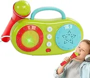 Karaoke Machine for Kids - Multi-Functional Karaoke Speaker Microphone Singing Machine | Electric Educational Playset for Age 3+ Music Instrument Toy for Birthday