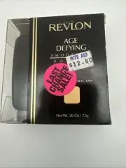 Revlon Age Defying Smoothing Powder Rich Tan/Natural Tan .26oz NEW Discontinued