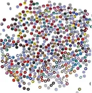 ARTSEWPLY 1440pcs DIY Rhinestone Ornaments for Manicure Flat Back Nail Charms Versatile Nail Art Supplies for Home Salon Use Durable and Easy to Apply