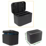 Portable Battery Dual Charger Fit For Insta360 X4 Action Camera Charing Box Case