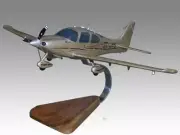 Cirrus SR22 GTS3 ZS-JAS Desk Wood Airplane New Model Small Scale 1/48