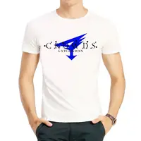 在飛比找蝦皮購物優惠-科學小飛俠T恤衫流行白色動漫短袖春季衣服男女Gatchama