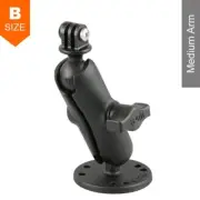 RAM Surface Mount Medium Arm GoPro Action Camera Kit