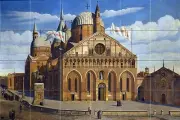 A VIEW OF THE BASILICA OF SAINT ANTONY Tile Mural Kitchen Backsplash 25.5x17