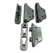 Vintage Bed Rail Brackets Set Cast Iron 4" Bedfast