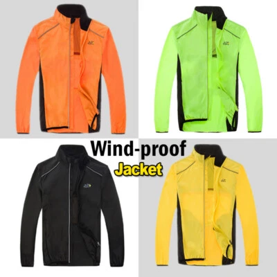 Cycling Jacket Bike Jersey Long Sleeve MTB Tight Shirt Windproof Clothing Coat