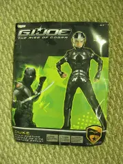 Boys Costume GI Joe army man Black Medium 7 8 #90 Duke Disguise NEW