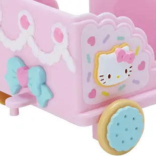 Sanrio 三麗鷗 甜點小鎮系列 火車頭造型置物盒 Hello Kitty 765210N