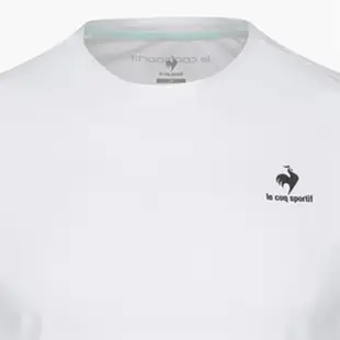 【LE COQ SPORTIF 法國公雞】韓版短袖T恤-男女款-白色-LKR23508
