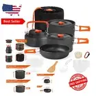 16-Piece Non-Stick Camping Cookware Set - Lightweight Gear for Outdoor Cooking