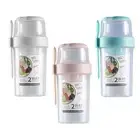 Salad Cup with Fork Dessert Cup Lightweight Practical Salad Container Cereal Cup