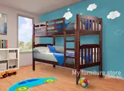 Single Over Single Somerset Bunk Bed - Walnut
