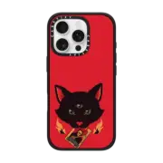 iPhone 16 Pro Impact Case MagSafe Compatible Cat Tarot Death