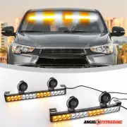 2-IN-1 LED Strobe Light Bar Emergency Strobe Warning Flashing Traffic Advisor