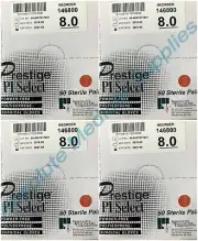 *4-Pack* Prestige PI Select DHD Polyisoprene Surgical 50 Sterile Gloves 146800