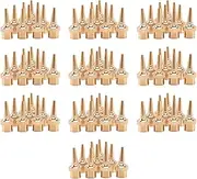 100Pcs 1/2 Inch DN15 Brass Jet Straight Adjustable Fountain Water Spray Nozzles Pool Nozzles Garden Landscape Decoration