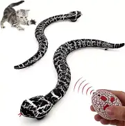Tipmant RC Snake IR Remote Control Crawlers Fake Realistic Animals Black