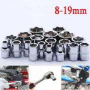 1pc 3/8" 8-19mm METRIC Hex Allen key bit ratchet wrench socket