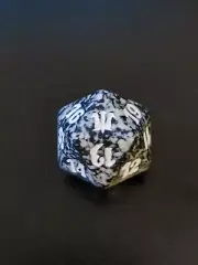 Innistrad Spindown Life Counter D20 Dice MTG Magic the Gathering Black Marble
