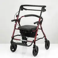 在飛比找樂天市場購物網優惠-均佳 鋁合金四輪助行車 JK-006 帶輪型助步車 推車型助