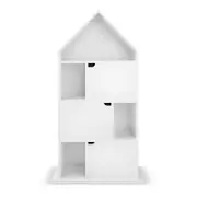 Quinta Bookshelf with Cabinet White
