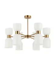 Clessidra 12 Round Base Pendant Light Opal