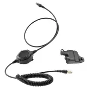 6-Pin Quick Disconnect Hirose Replacement Headset PTT Cable for Harris M/A-COM