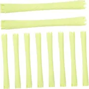 CRILSTYLEO 10 pcs Flexible Hair Curling Perm Rods Soft Plastic Rollers for Effortless Curls Lightweight Compact Design for Long Hair for Home Travel Use Random Color