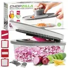 CHOPZILLA Vegetable Chopper and Mandoline Slicer for Kitchen with 4 Blades Sc...