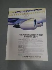 Airbus Industrie Print Ad 1988 8x11 Great To Frame