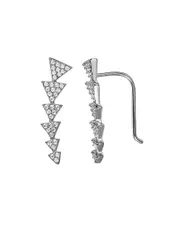 ADORNIA Crystal Climbing Earpin