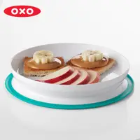 在飛比找蝦皮商城優惠-OXO tot 好吸力學習餐盤 學習餐具 嬰兒餐具 靚藍綠
