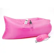 Wallaroo Lazy Air Lounge Chair Inflatable Sleeping Camping Bed Beach Sofa Bag