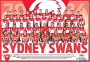2024 SYDNEY SWANS AFL FOOTBALL TEAM POSTER,BARGAIN,1