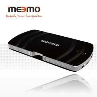 【Meemo】雷射微型投影機-耀岩黑(內附支架 擦拭布) / 美國品牌 台灣製造(內建安卓系統/SONY團隊技術支持)