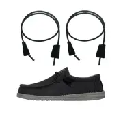 Elastic Shoelaces Strings No tie shoelace Replacement Laces for Hey Dude Shoe...