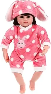 Kisangel 1 Set Plush Doll Clothes Cute Jumpsuit for Dolls Soft Textured Outfit Encourages Imaginative Play Easy to Dress for Enhances Sensory Development
