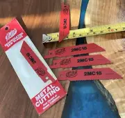 MALCO 2MC18 METAL CUTTING RECIPROCATING SAW BLADES SET 5 PIPE CUTTING HIGH SPEED