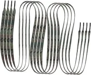 [Baluue] 2 Pairs Camouflage Printed Shoelaces Replacement Flat Shoe Laces Boots Shoe Laces Sports Shoelace Replacement Flat Laces for Sneakers Replacement Shoe Laces Polyester
