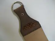 LEATHER STROP RAZOR WITH SNAKE SKIN LOGO