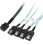 Cable Matters Internal HD Mini SAS (SFF-8643) to 4 SATA Forward Breakout Cable 3.3 Feet / 1m