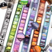Natural Landscape PET Tape Stickers Scrapbooking Papercraft Journals DIY Collage