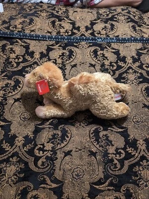 Aurora Plush Sahara Arabian Camel Dromedary Stuffed Animal Toy 12" Long. W/tags.