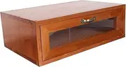 Desktop Organizer Vintage Computer Stand with Drawer Sturdy Monitor Riser for Desktop Storage Space Saving Table Storage Box Durable Practical Home Office