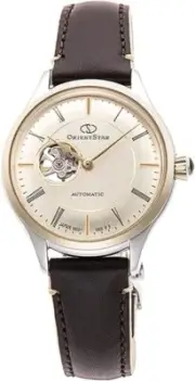 Orient Star RK-ND0010G Gold Dial Mechanical Automatic Skeleton Women Watch Japan