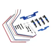 1:10 Wide E-Z Mount Aluminum Front&Rear Sway Bar For Traxxas Slash 2WD RC Car
