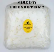 PALM KERNEL OIL FLAKES PURE NATURAL FOR SOAPS COSMETICS 5 LB
