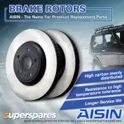 2x Front Aisin Vented Brake Rotors for Isuzu D-Max MU-X TFR85 TFS85 UCR85 UCS85 (for: Isuzu)