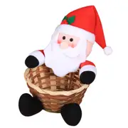 Merry Christmas Candy Storage Basket Decoration Santa Claus Storage Basket Christmas Decorations For Home navidad